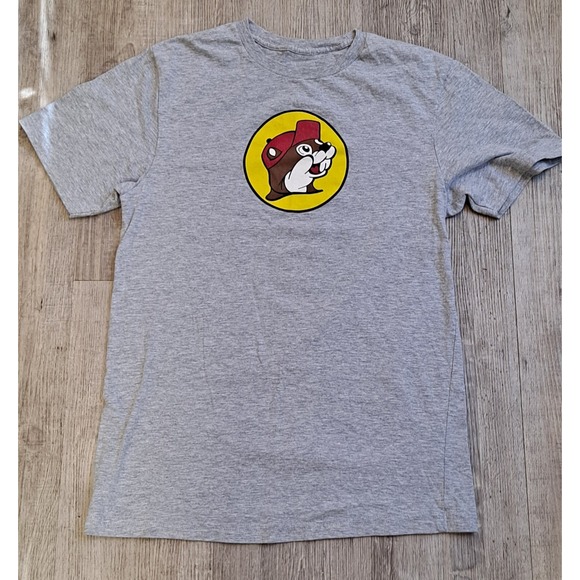 Small Grey Buc-ees Hodwy T Shirt - Picture 1 of 4